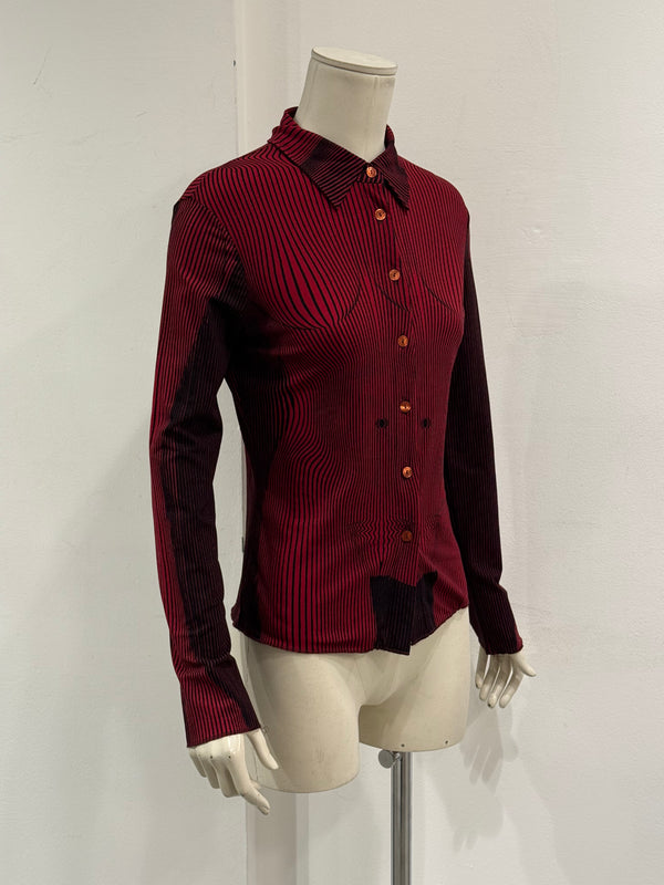 S/S1996 Jean Paul Gaultier "Cyberbaba" Trompe L'Oeil shirt