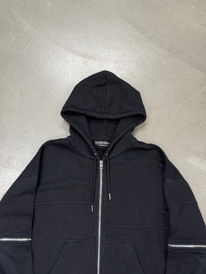 2020s Alexander McQueen multi-zip hoodie