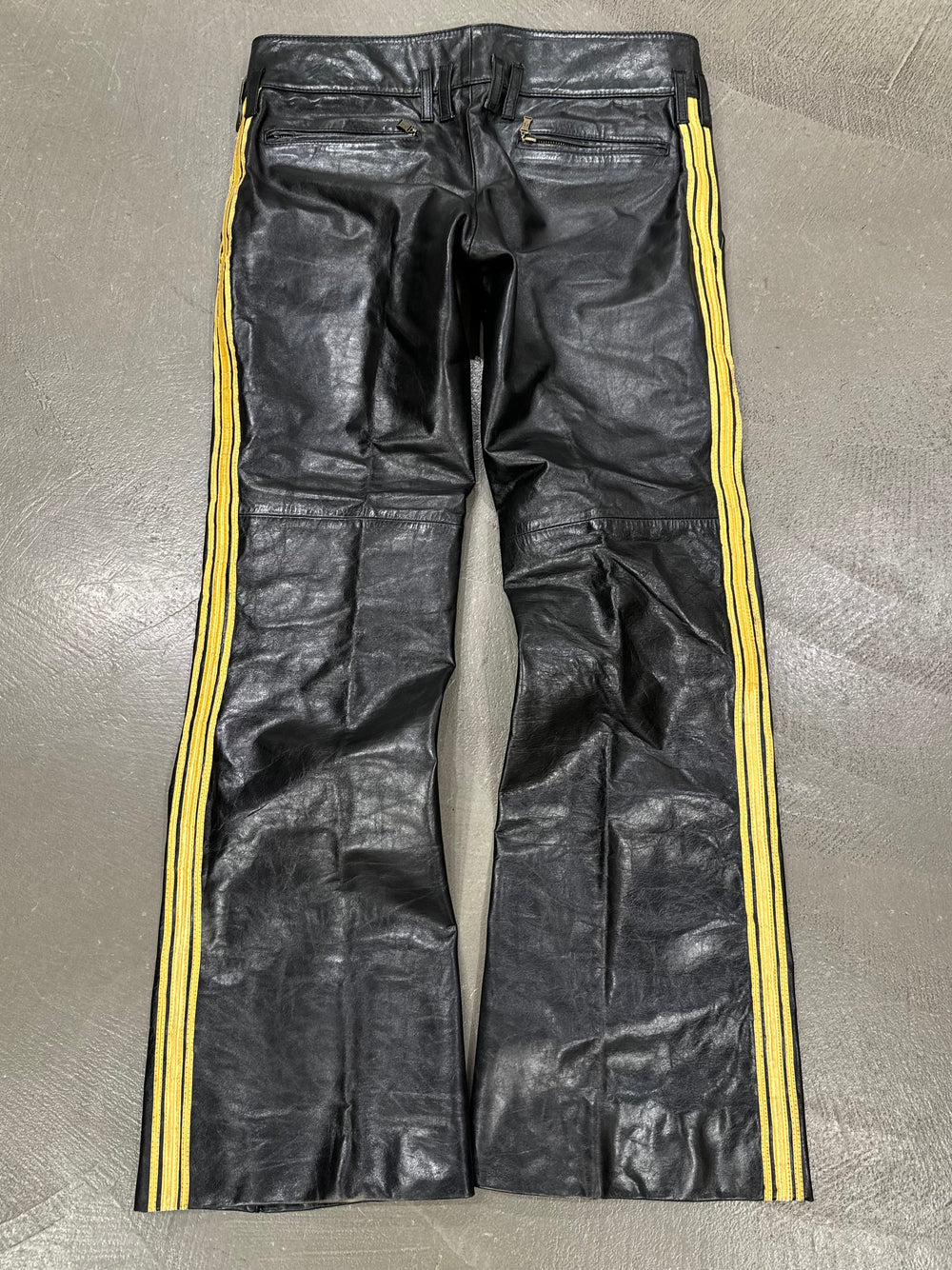 2000s Roberto Cavalli mainline biker leather pants