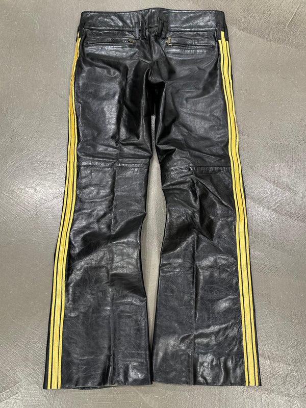 2000s Roberto Cavalli mainline biker leather pants