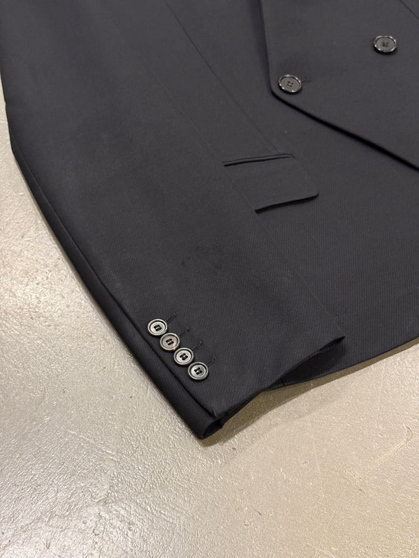 A/W2007 Dior Homme by Hedi Slimane runway asymmetrical tailored blazer