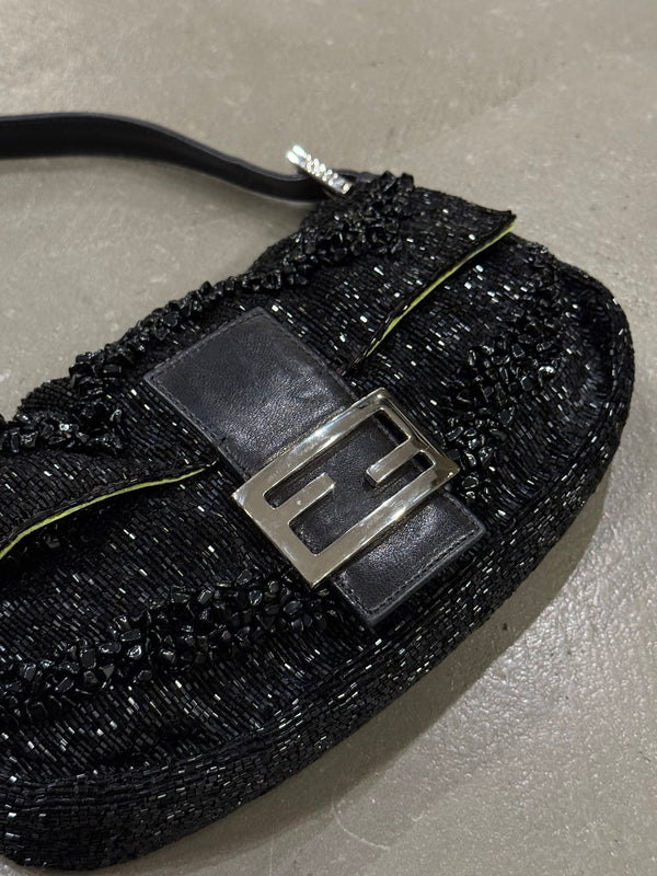2000s Fendi pailettes baguette bag