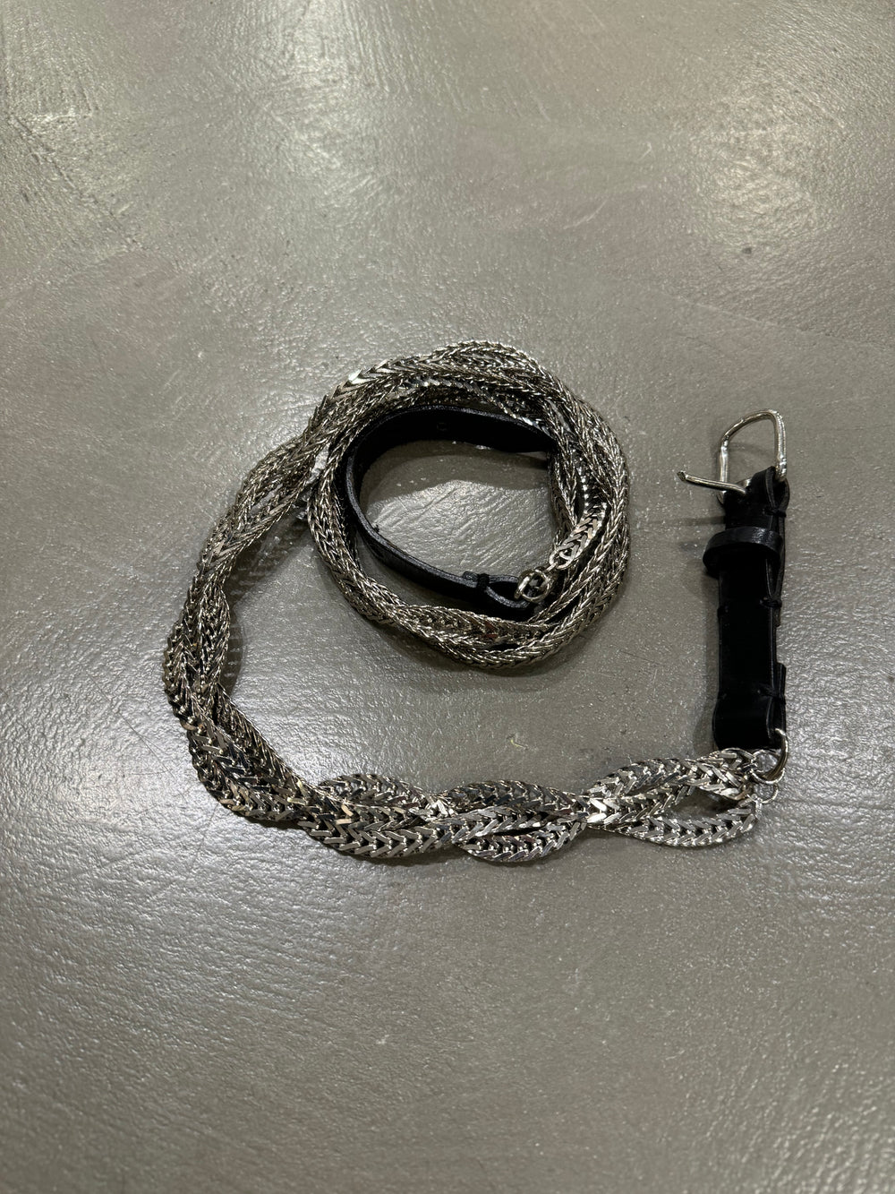2011 Balmain by Decarnin triple chain metal belt