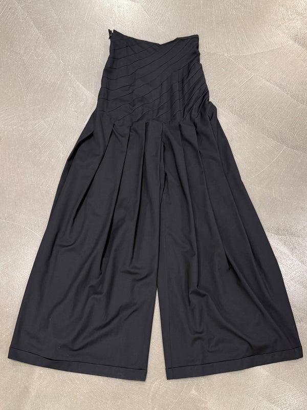 A/W2001 Alexander McQueen runway high waist palazzo pants