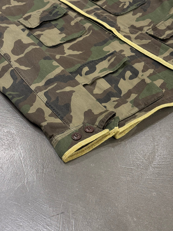 S/S2015 Saint Laurent by Hedi Slimane M65 gold trimmed military jacket