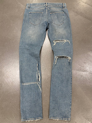 2014 Saint Laurent by Hedi Slimane crush denim slim jeans