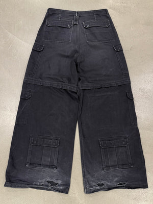 Vetements multi-pocket transformable baggy cargo pants