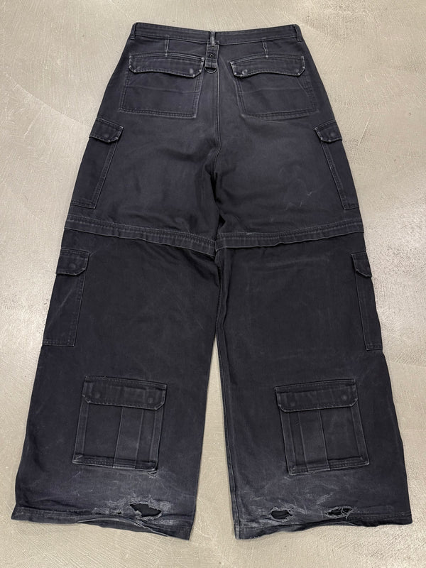 Vetements multi-pocket transformable baggy cargo pants