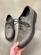 Load image into Gallery viewer, 2000s Prada grey leather derby shoes

