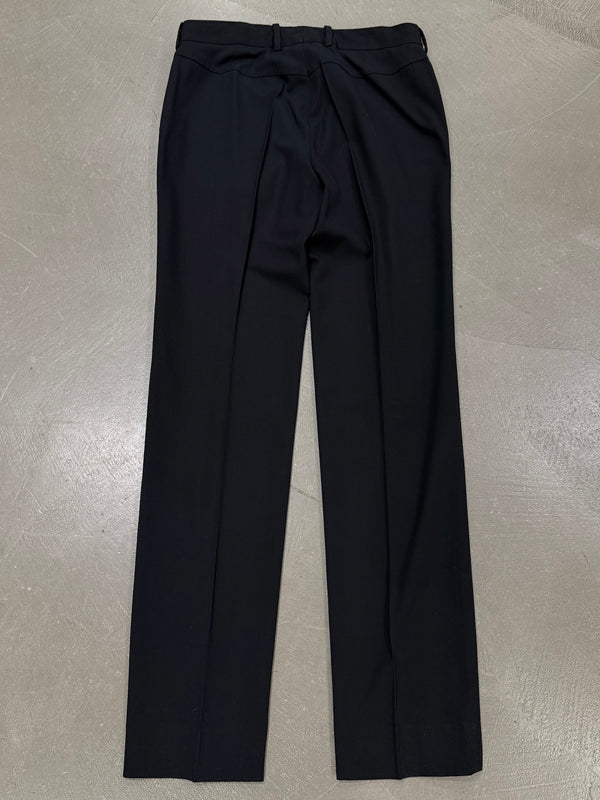 2000s Gucci minimal tailored wool trousers