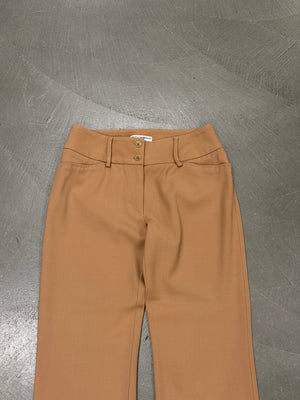 2000s Dolce & Gabbana tailored wool flared trousers
