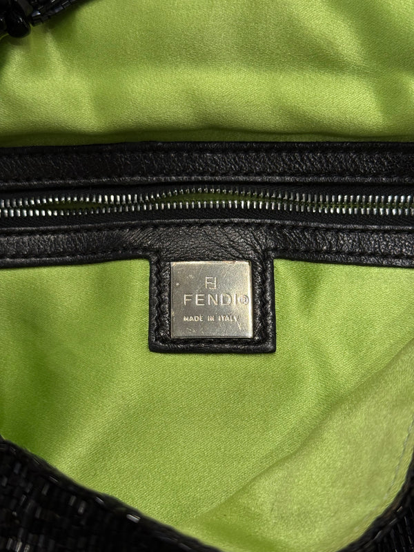 2000s Fendi pailettes baguette bag