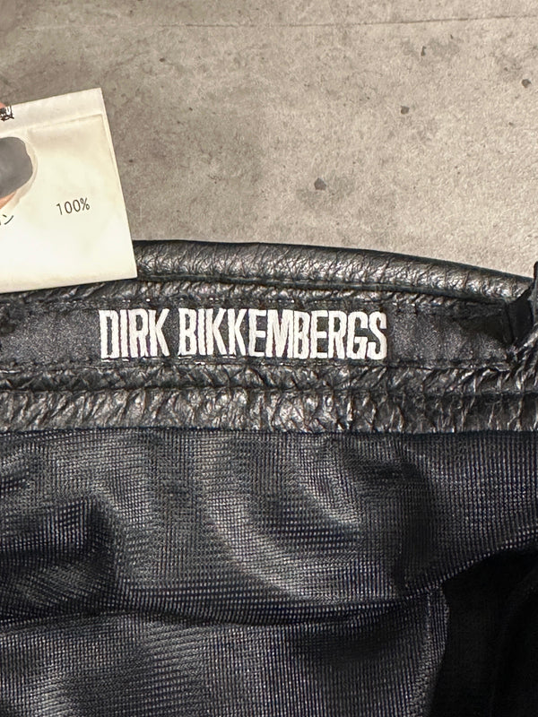 1990s Dirk Bikkembergs all around zipper leather pants