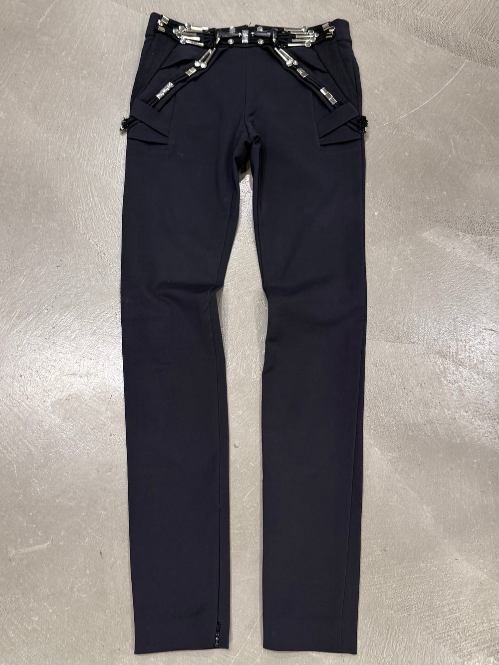 2010 Gucci By Frida Giannini Techno embellished pants