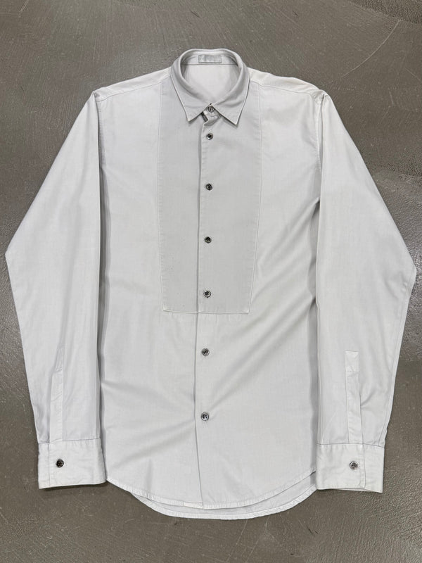 Dior by Hedi Slimane pleated detail long sleeve shirt