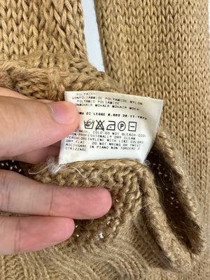2000s D&G elongated sleeves mohair cardigan