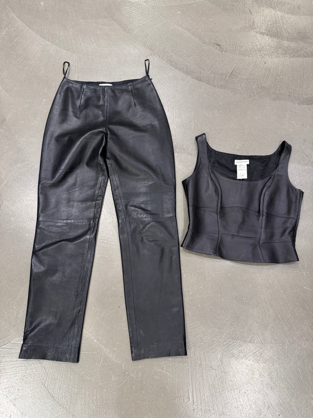 2000s Mugler set (top + pants)