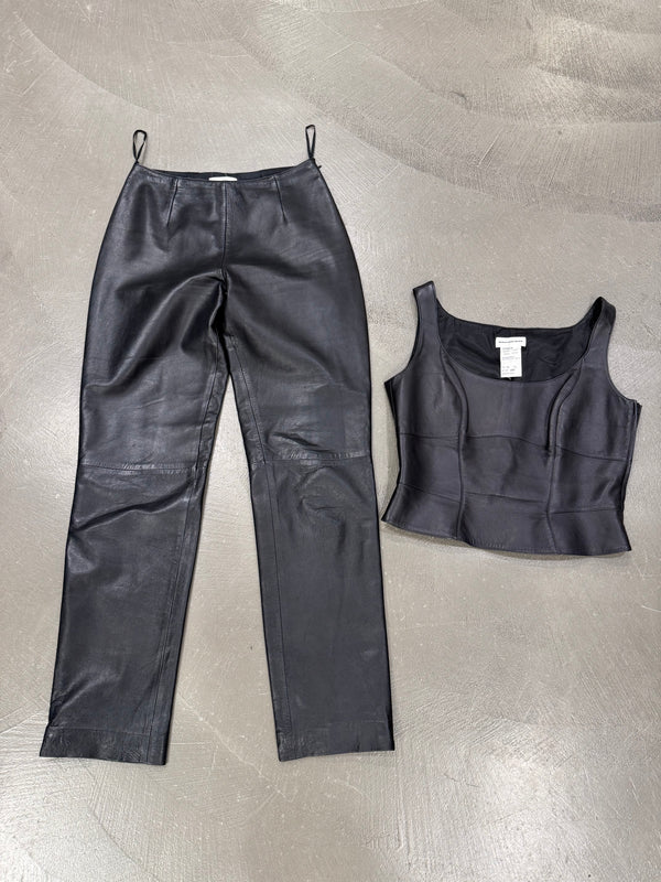 2000s Mugler set (top + pants)