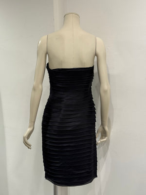 S/S2001 Gucci by Tom Ford runway strapeless silk dress