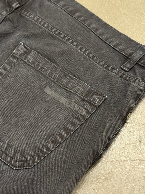 2000s Prada straight-leg denim pants