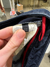 Load image into Gallery viewer, 2000s Prada double layer denim/Nylon flared pants

