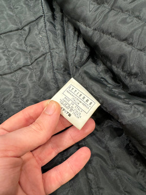S/S2001 Dolce & Gabbana Striped Calfskin Leather Racing Jacket