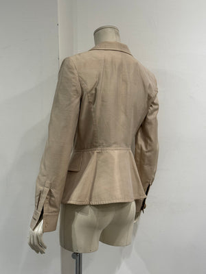 S/S1997 Christian Dior by John Galliano runway beige tailored suit