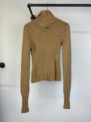 2000s D&G elongated sleeves mohair cardigan