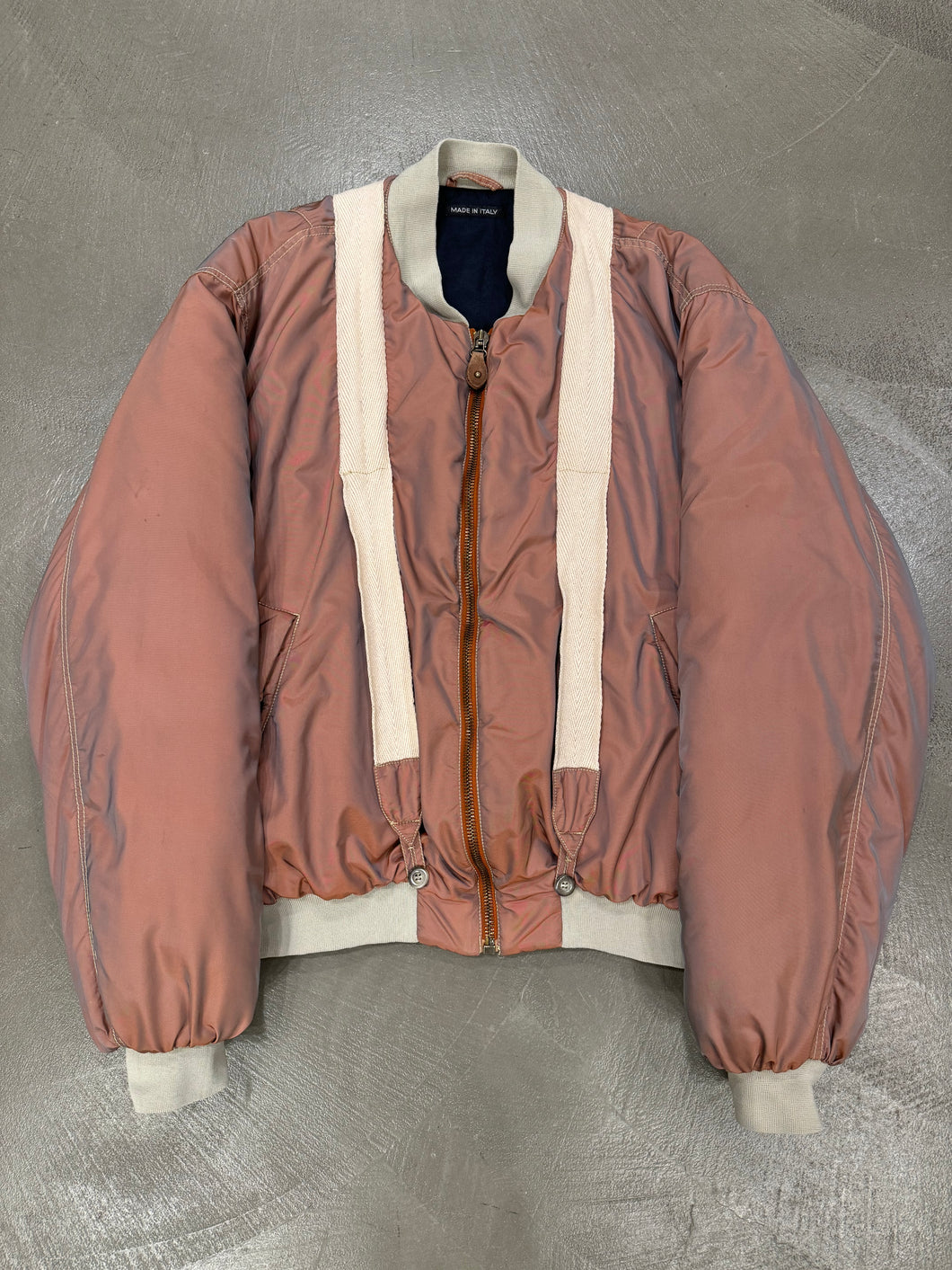 A/W1993 Emporio Armani iridescent bomber jacket