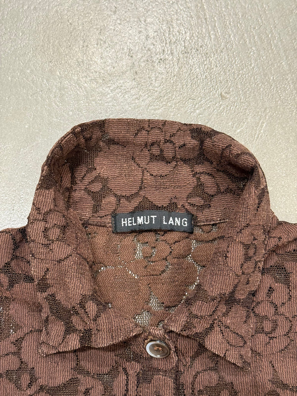 1996 Helmut Lang runway lace shirt