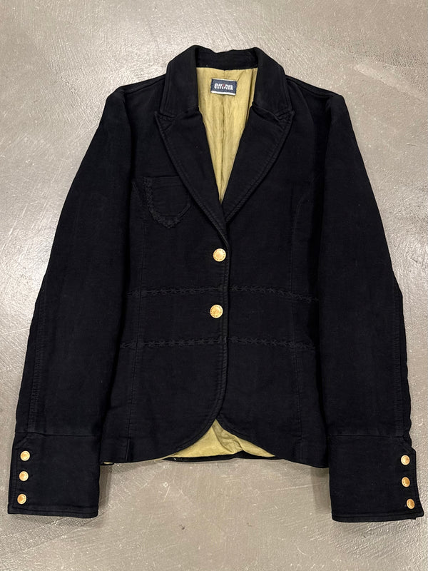 2000s Jean Paul Gaultier bull patch jacket