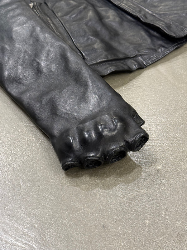 Carol Christian Poell prosthetic gloved leather jacket