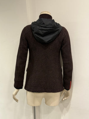 2000s Prada hooded field wood jacket