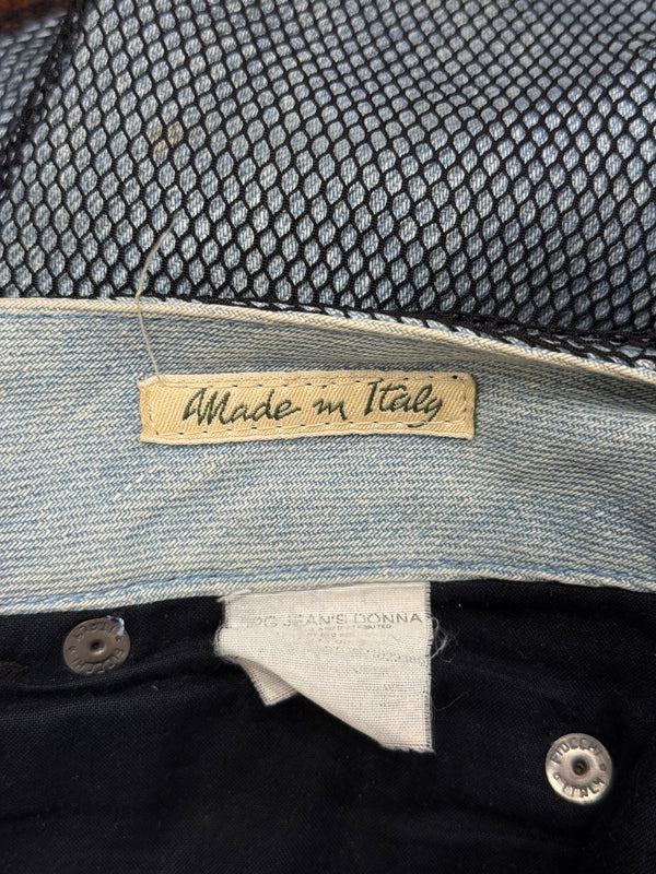 2000s Jean Paul Gaultier mesh double layer pants