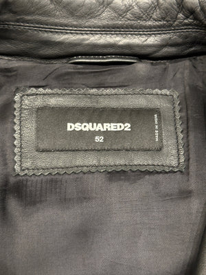 2020s Dsquared2 biker leather jacket