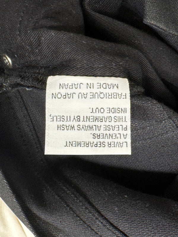 2000s Dior by Hedi Slimane coated denim