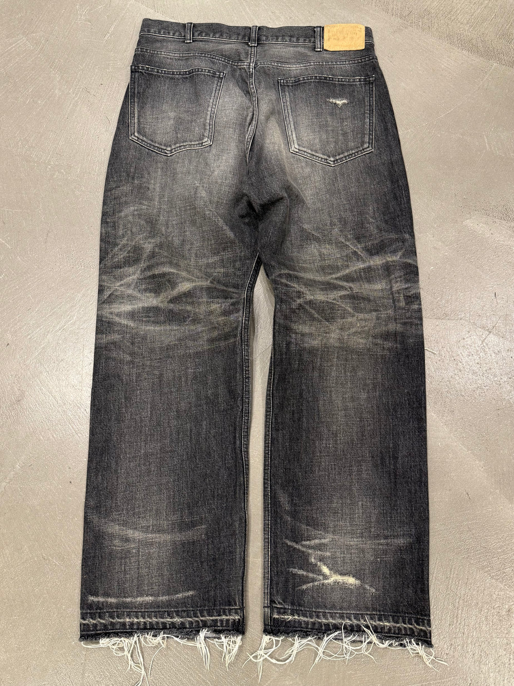 S/S2024 Celine wesley straight-leg distressed jeans