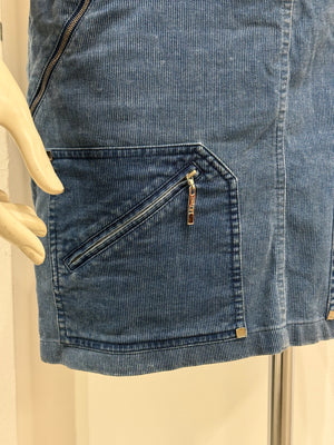 S/S2004 Christian Dior by Galliano runway mini zipper skirt