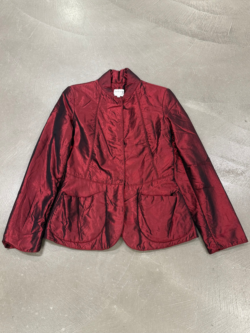 2000s Armani iridescent nylon jacket