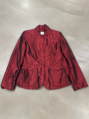 2000s Armani iridescent nylon jacket