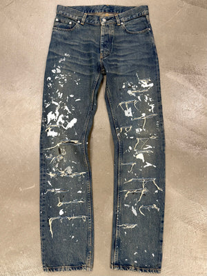 1998 Helmut Lang runway painter denim
