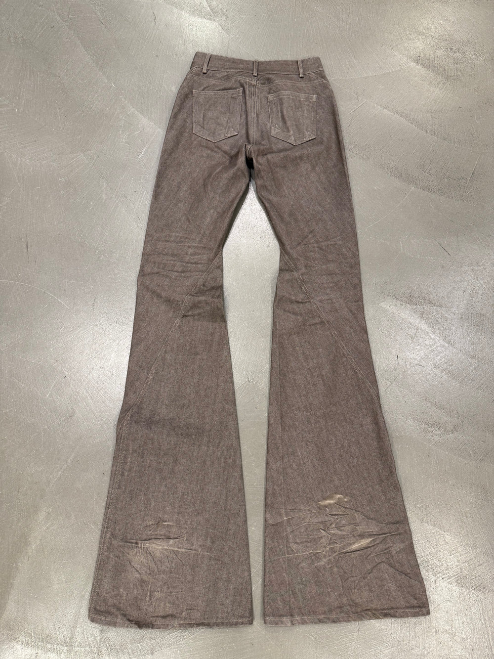 2022 Rick Owens “Bias Bootcut” flared denim
