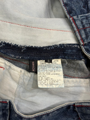 Y's Yohji Yamamoto stripes jeans - new