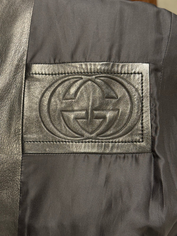 2004 Gucci by Tom Ford leather trench coat