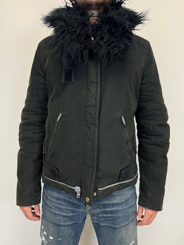 A/W 1999 Helmut Lang Moleskin Astro Biker Jacket