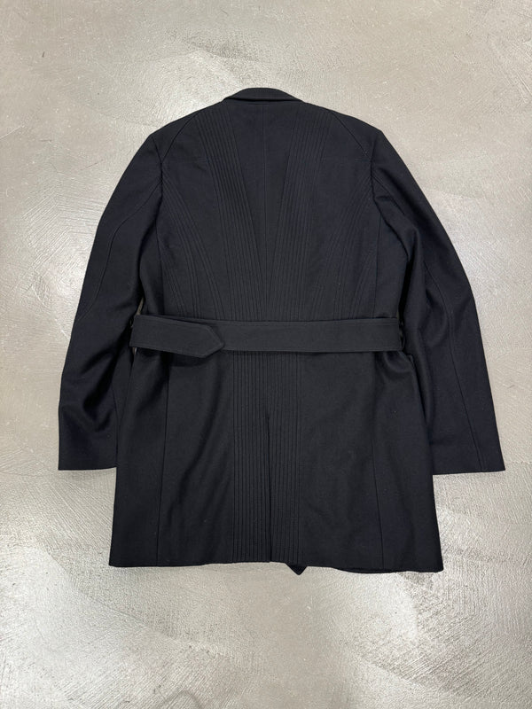 A/W2008 Dior paneled military wool belted coat