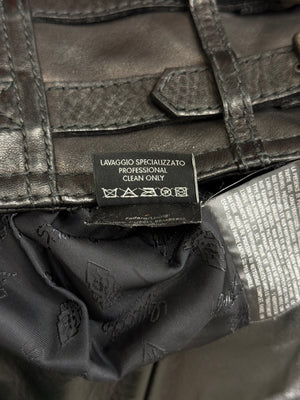 S/S2005 Gucci military officer leather jacket