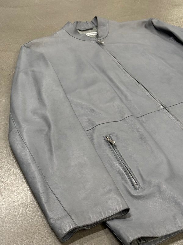 1990s Emporio Armani thin technical leather jacket