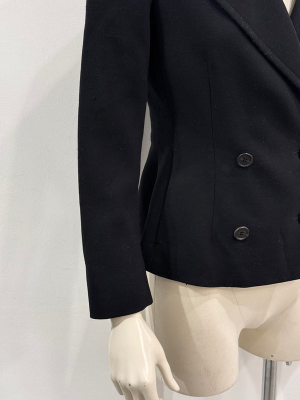 2009 Prada double breasted cropped wool jacket