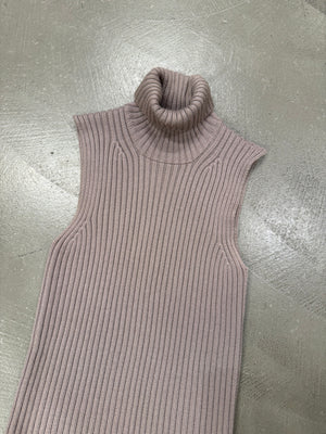 2000s Prada knit turtleneck vest